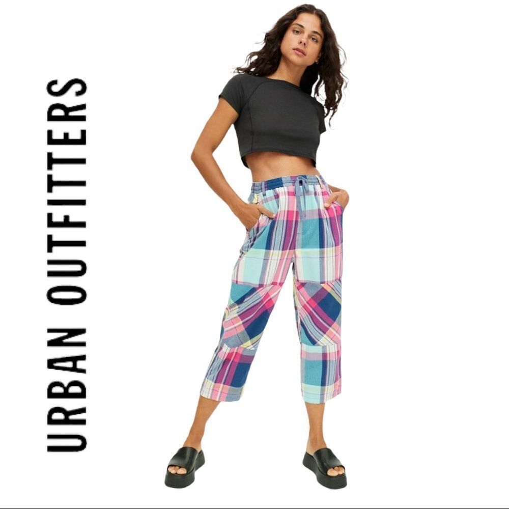 NEW BDG Modern Day Printed Plaid Spring Summer Pants M